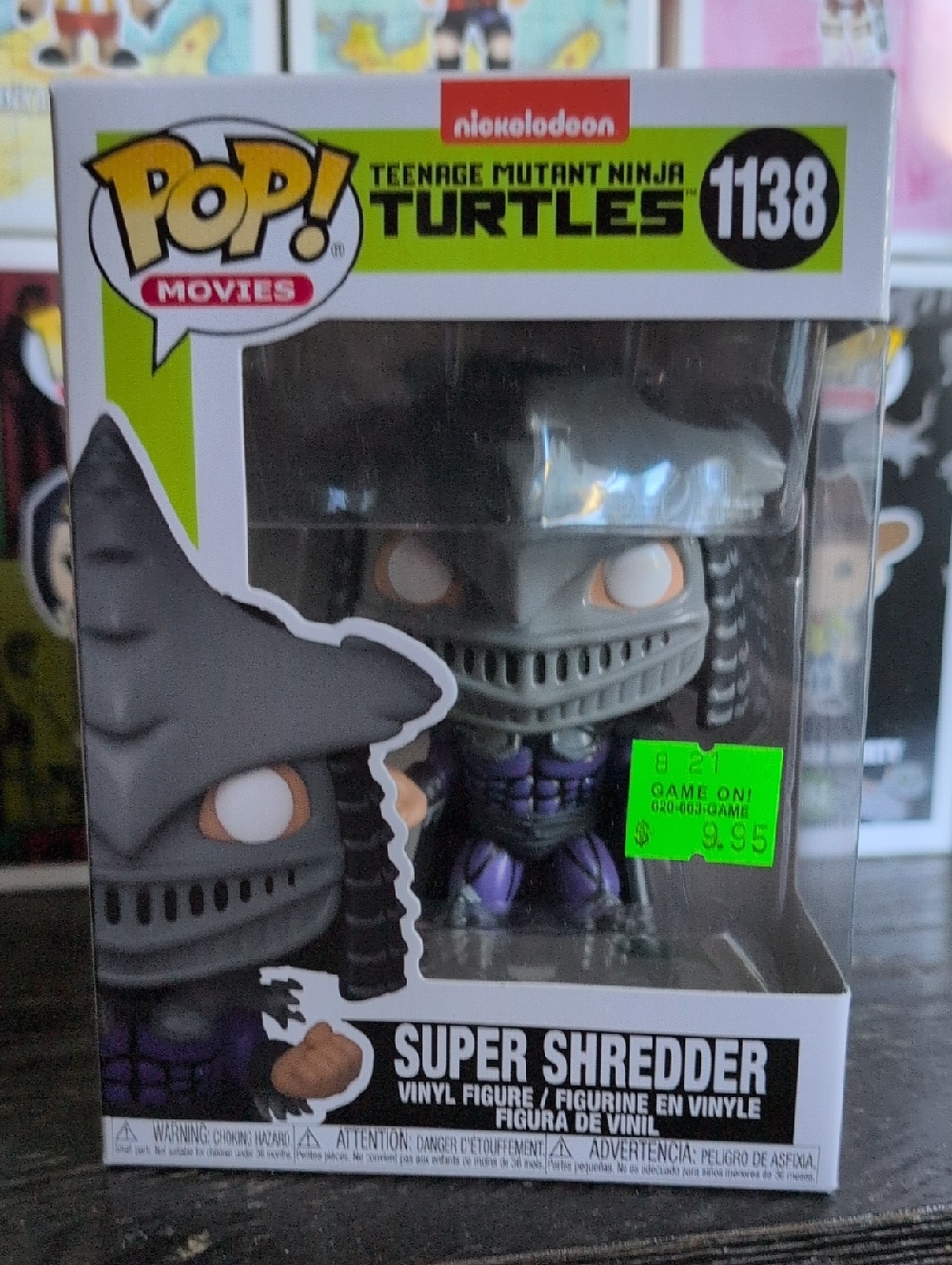 Funko Super Shredder Purple and Gray Pop! Movies Figure